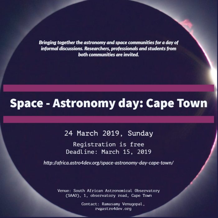 Space & Astronomy day – Astronomy in Africa 2019